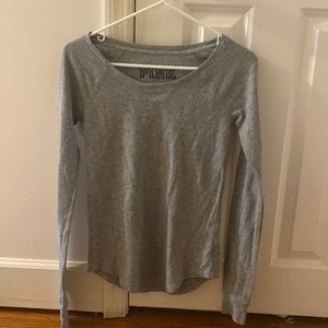 PINK Gray Long Sleeve